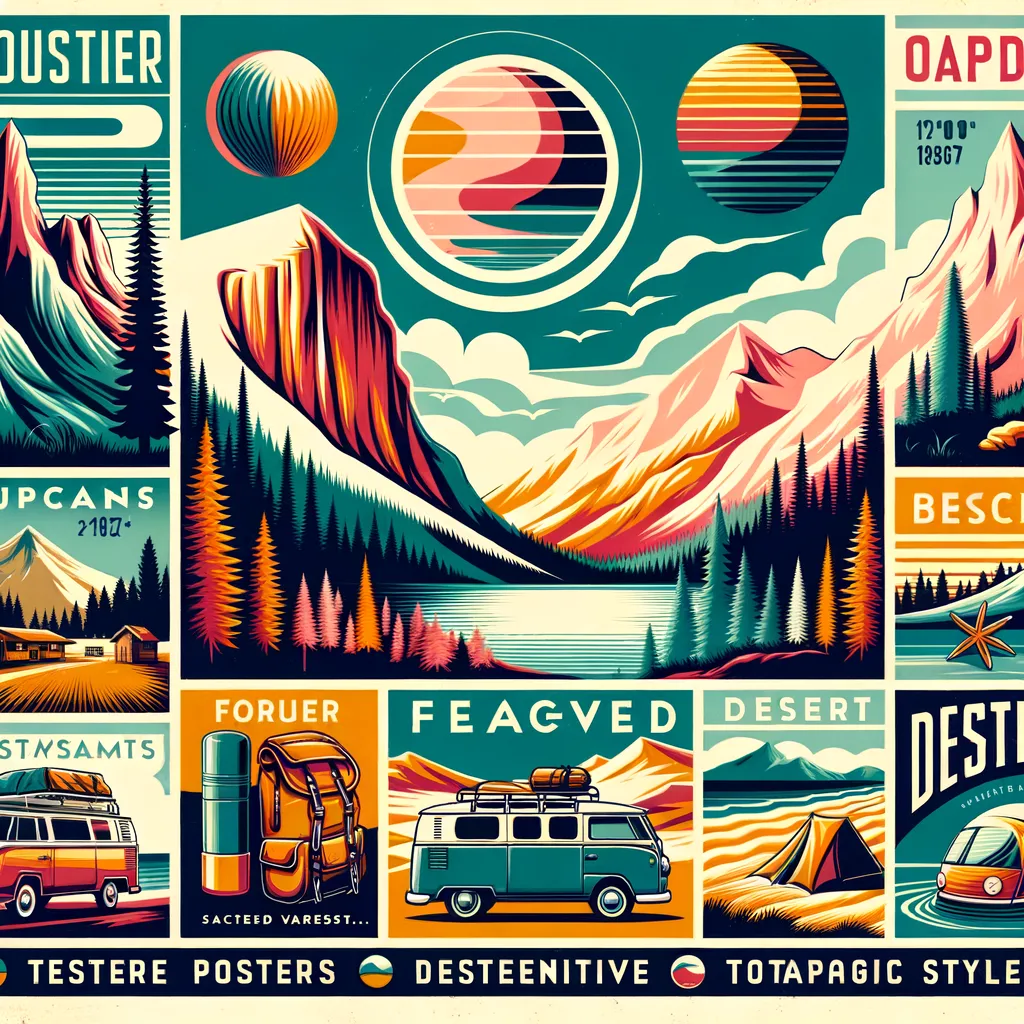 Explore the World Through A Guide to Retro Travel Posters and Their Destinations