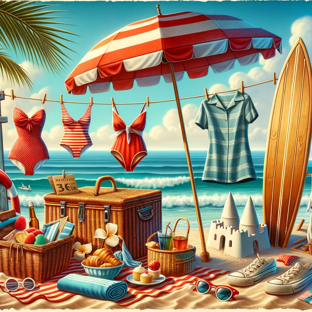 Retro Beach Gear: Dive into Nostalgic Seaside Holidays Fun!